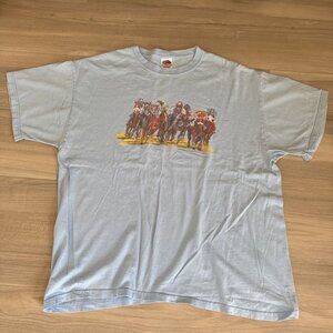 Vintage Kentucky‎ Derby Horse Racing T Shirt Janet Schwartz Sz XL Fruit Of Loom